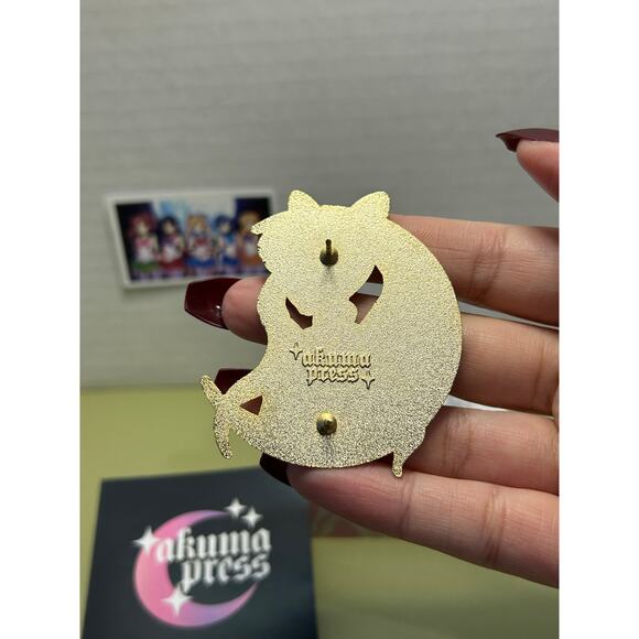 Akuma Press Black Lady Wicked Lady Sailor Moon Pin Anime Evil Chibi Moon - Picture 6 of 11